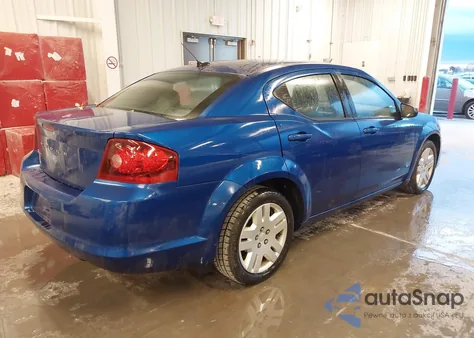 2012 Dodge Avenger Se from USA, damaged, VIN 1C3CDZAB7CN211777